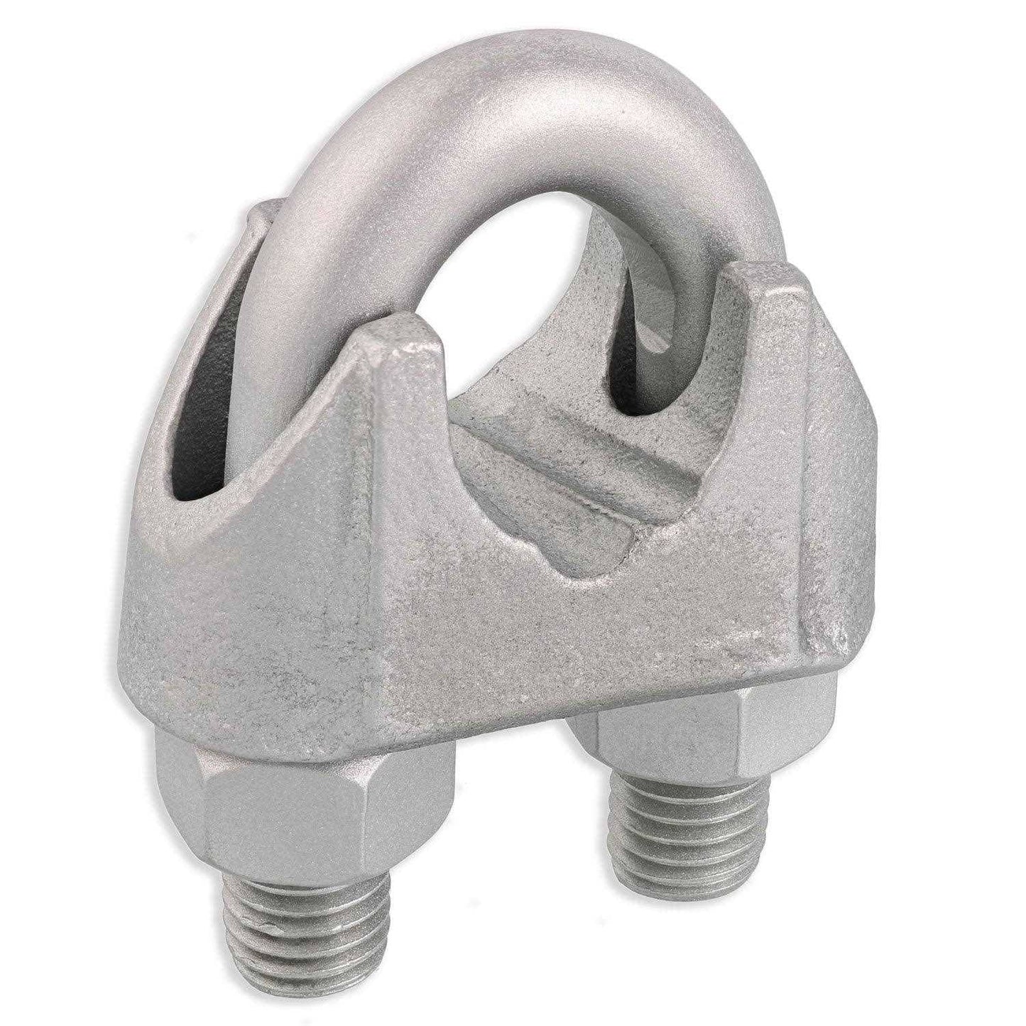 7/8" Zinc Plated Malleable Wire Rope Clip - Non-Lifting Type